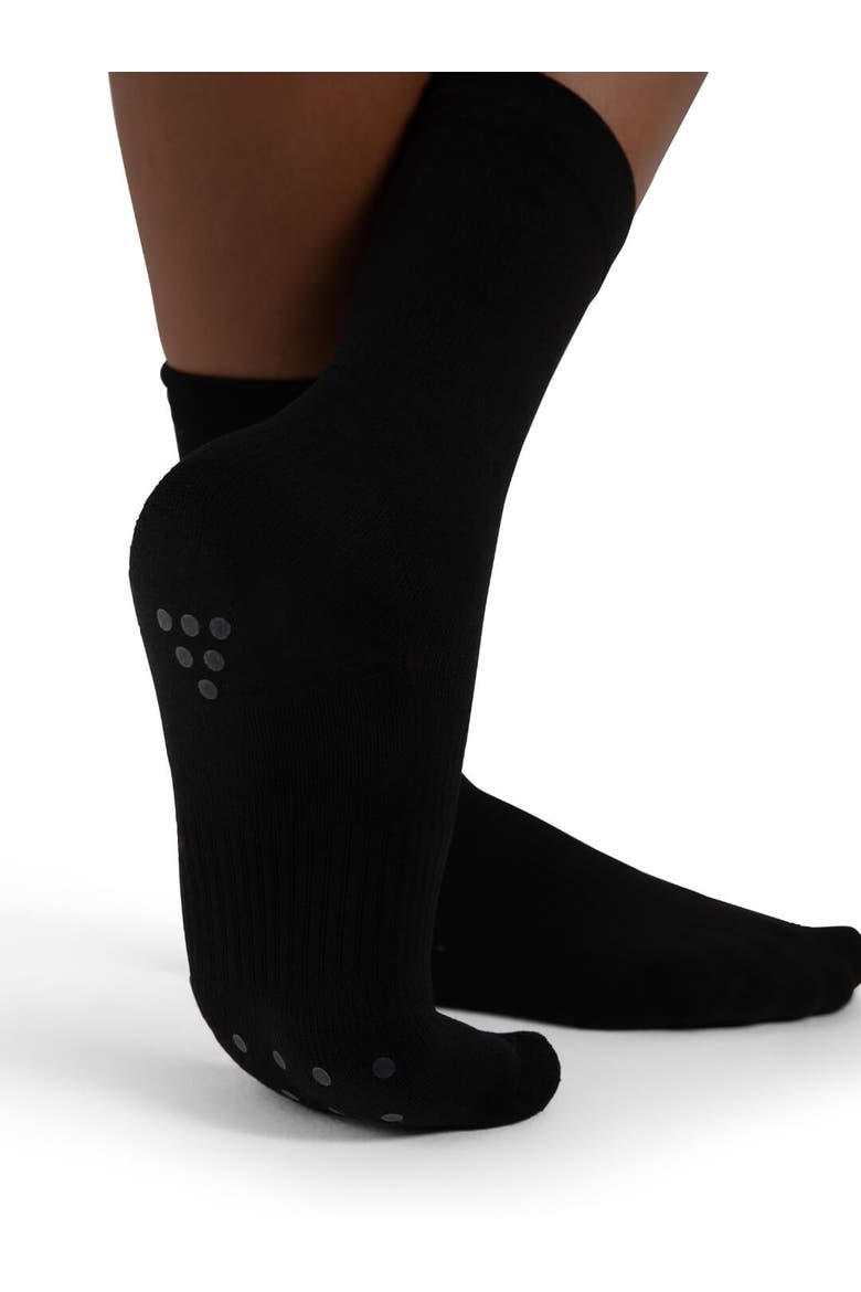 Lifeknit® Calf Length Sox, Alternate, color, black