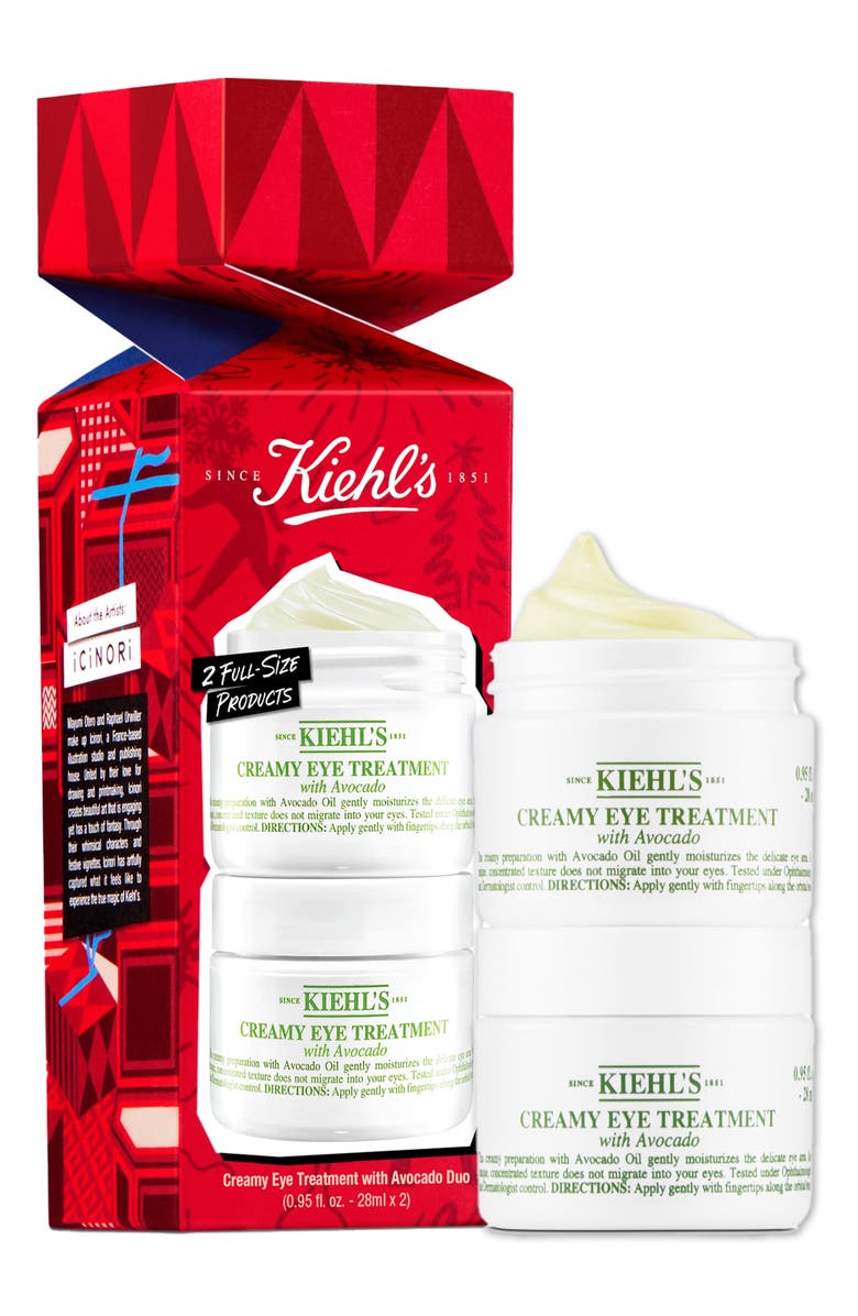Kiehl's Since 1851 Creamy Eye Treatment with Avocado Duo $120 Value, Main, color, 