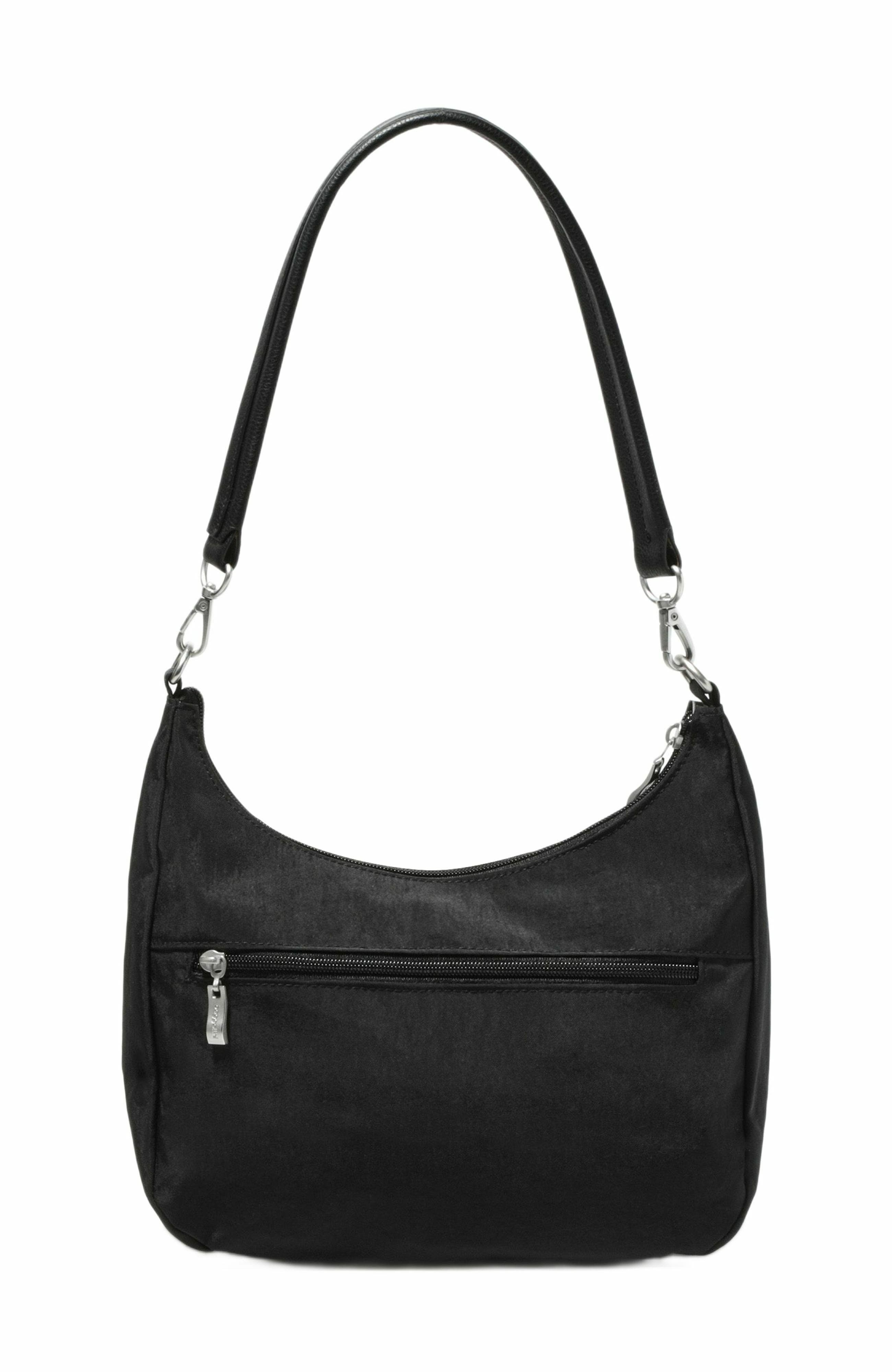 BAGGALLINI Modern Pocket Half Moon Shoulder Bag, Alternate, color, Black