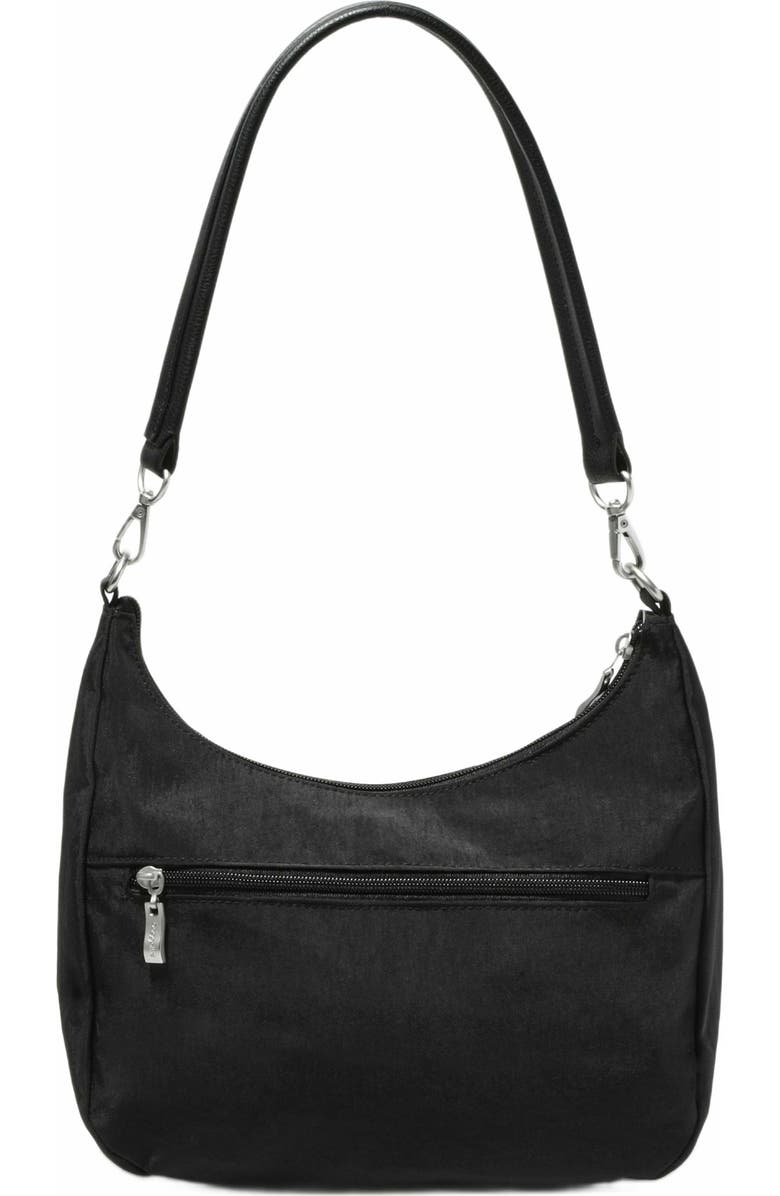 BAGGALLINI Modern Pocket Half Moon Shoulder Bag, Alternate, color, Black