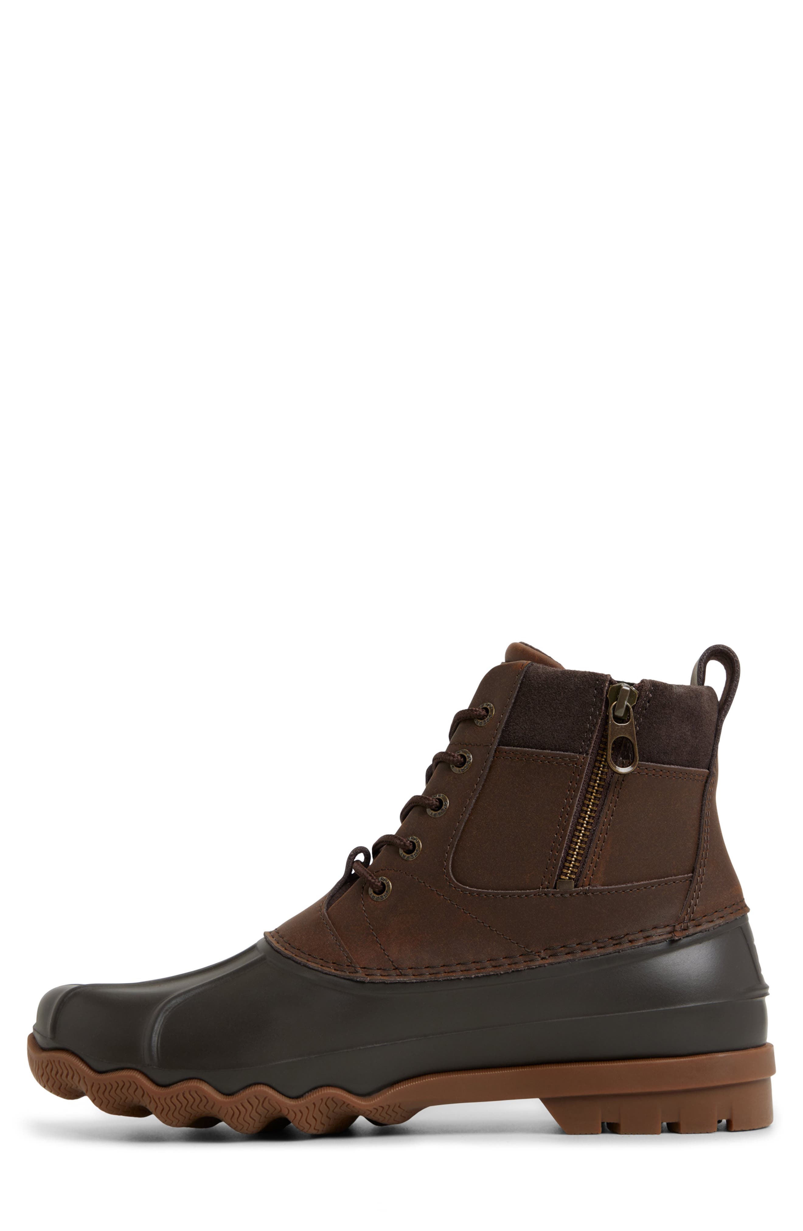 Sperry Norfolk Duck Boot, Alternate, color, Brown