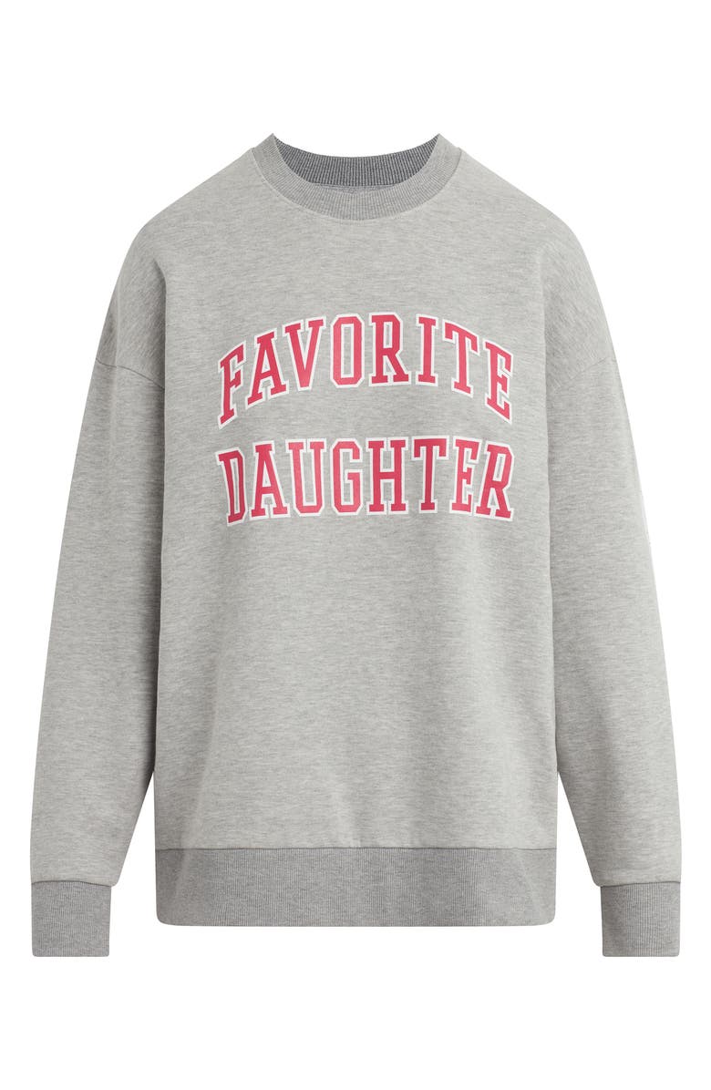 Favorite Daughter Collegiate Cotton Graphic Sweatshirt, Alternate, color, 