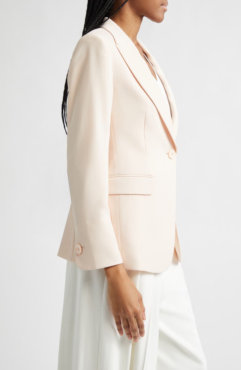Emporio Armani One-Button Blazer, Alternate, color, Light Pink