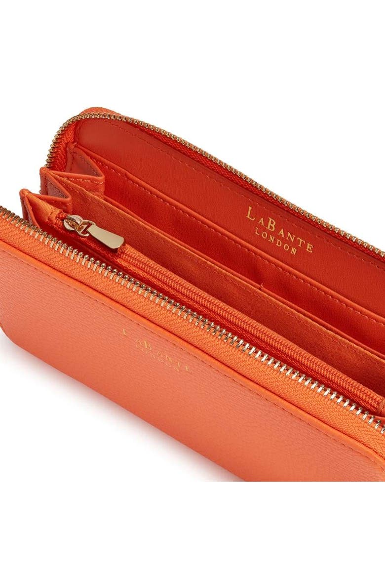 Serene Vegan Zip Around Wallet, Alternate, color, Sunset