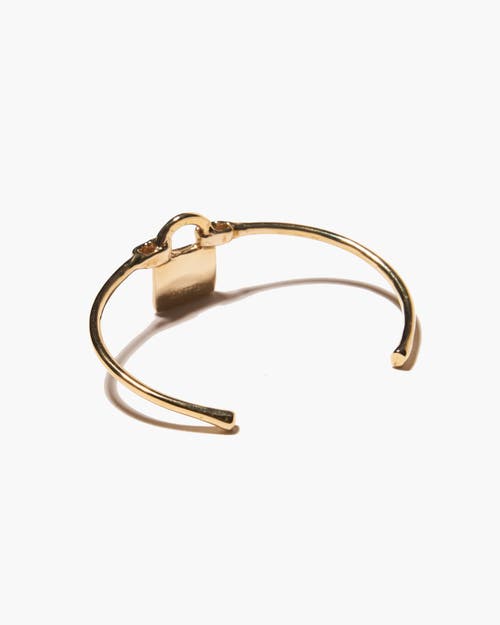 Odette New York Lock Cuff In Brass