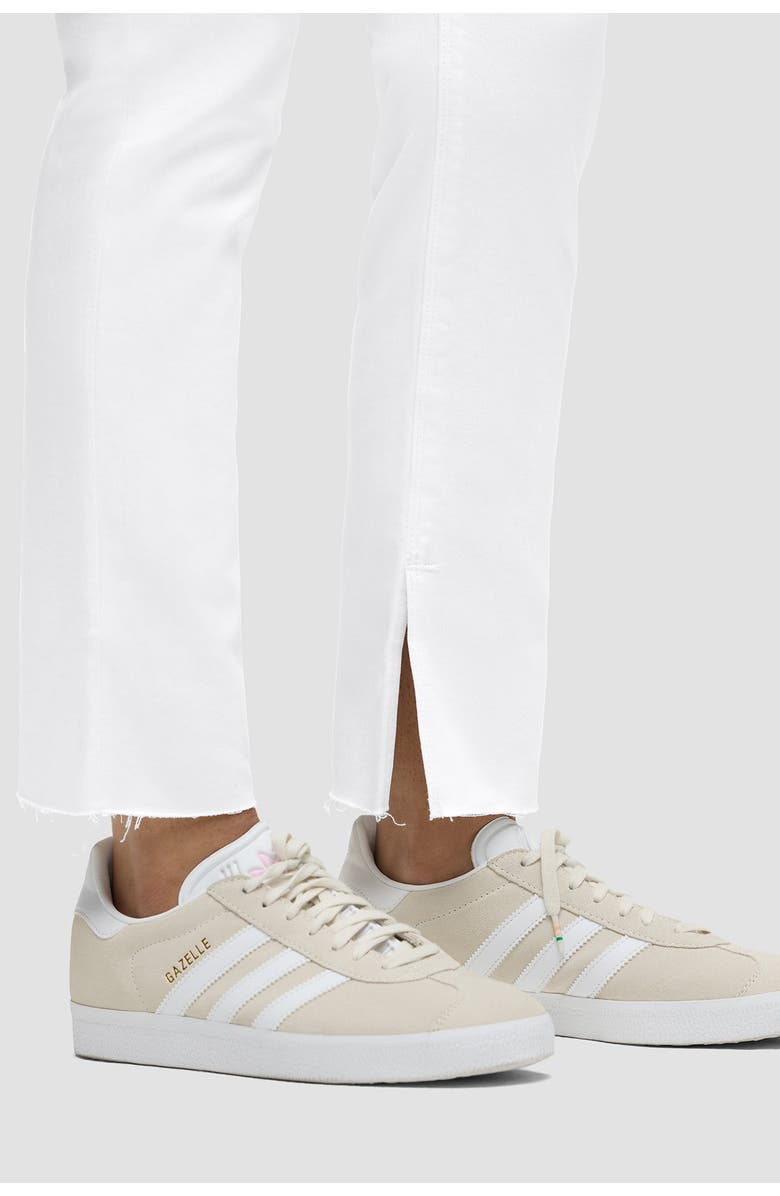 Hudson Jeans Nico Mid-Rise Straight Ankle, Alternate, color, Spring White