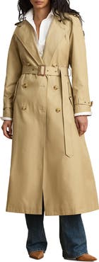 Lauren Ralph Lauren Double Breasted Belted Trench Coat