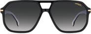 Carrera Eyewear 59mm Rectangular Sunglasses