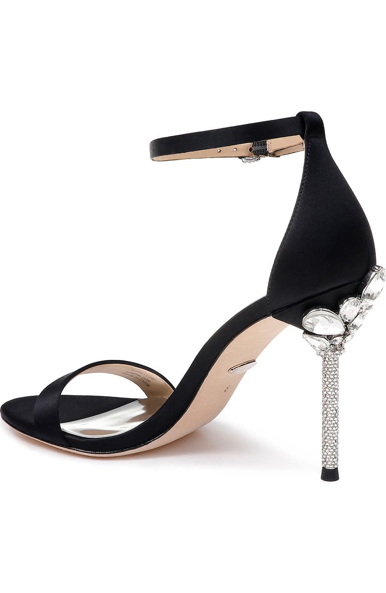 Badgley Mischka Collection Badgley Mischka Vicia Crystal Embellished Heel Sandal, Alternate, color,