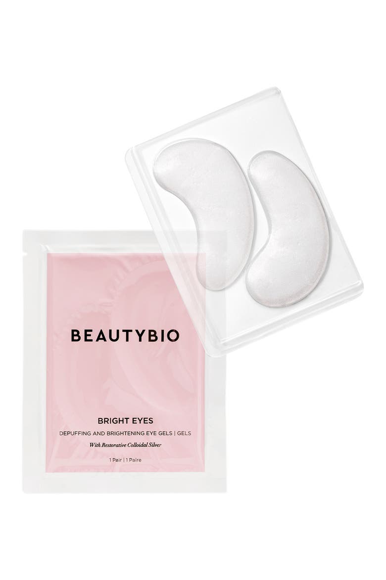 Bright Eyes Illuminating Colloidal Silver + Collagen Eye Patch, Main, color, NO COLOR