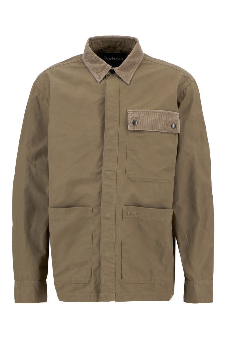 Silverbay Oversized Waxed Twill Overshirt, Alternate, color, BRITISH KHAKI