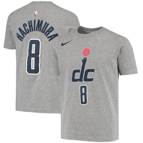Youth Nike Rui Hachimura Heather Gray Washington Wizards 2020 City Edition Name & Number T-Shirt