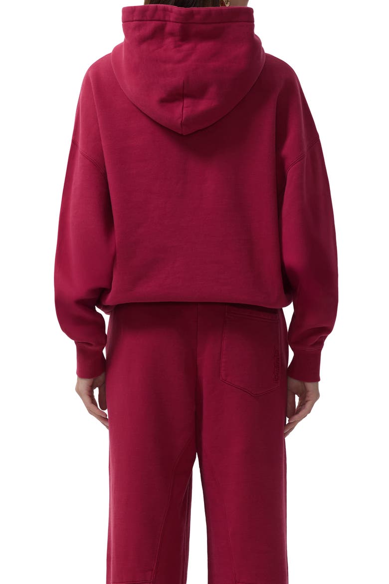 Blake Cotton Hoodie, Alternate, color, RIO RED