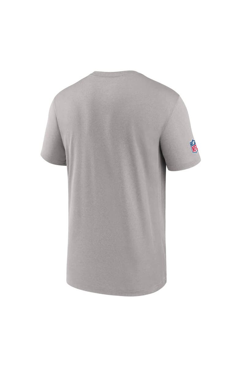 Nike Men's Nike Gray Miami Dolphins Sideline Legend Performance T-Shirt, Alternate, color, Gray