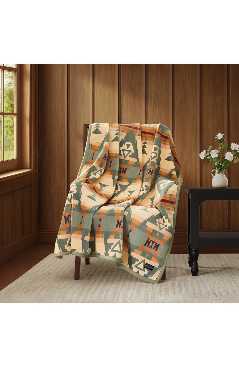 Pendleton Siskiyou Plush Throw Blanket, Alternate, color, 