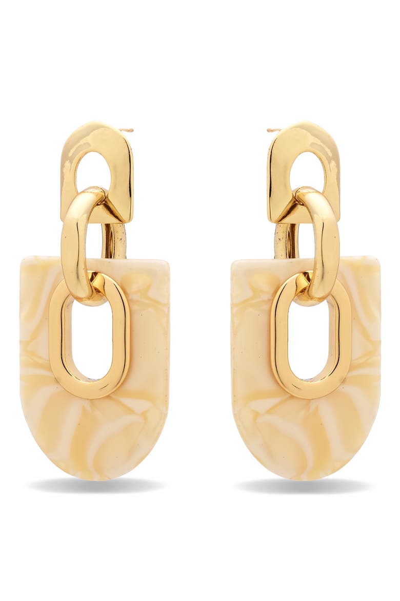 Alessandra Statement Drop Earrings, Alternate, color, GOLD