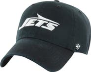 '47 Men's '47 Black New York Jets Clean Up Tonal Adjustable Hat