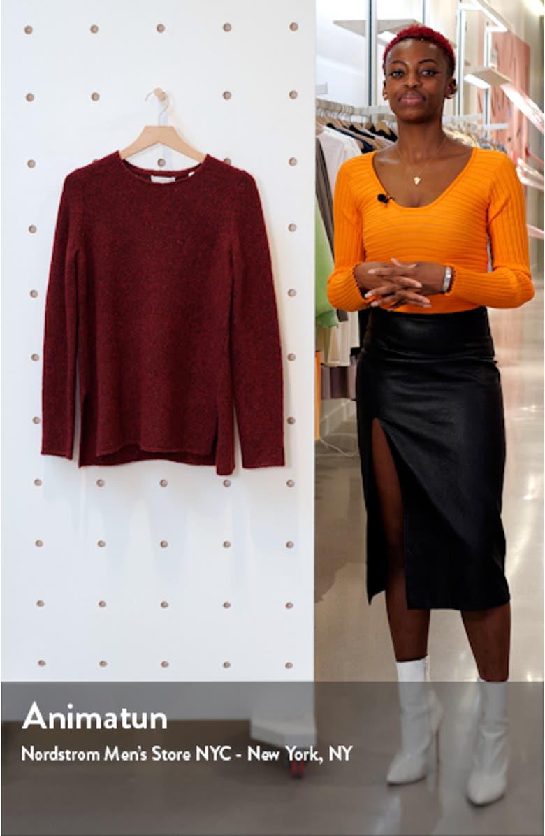 Donegal Cashmere Crewneck Sweater, sales video thumbnail