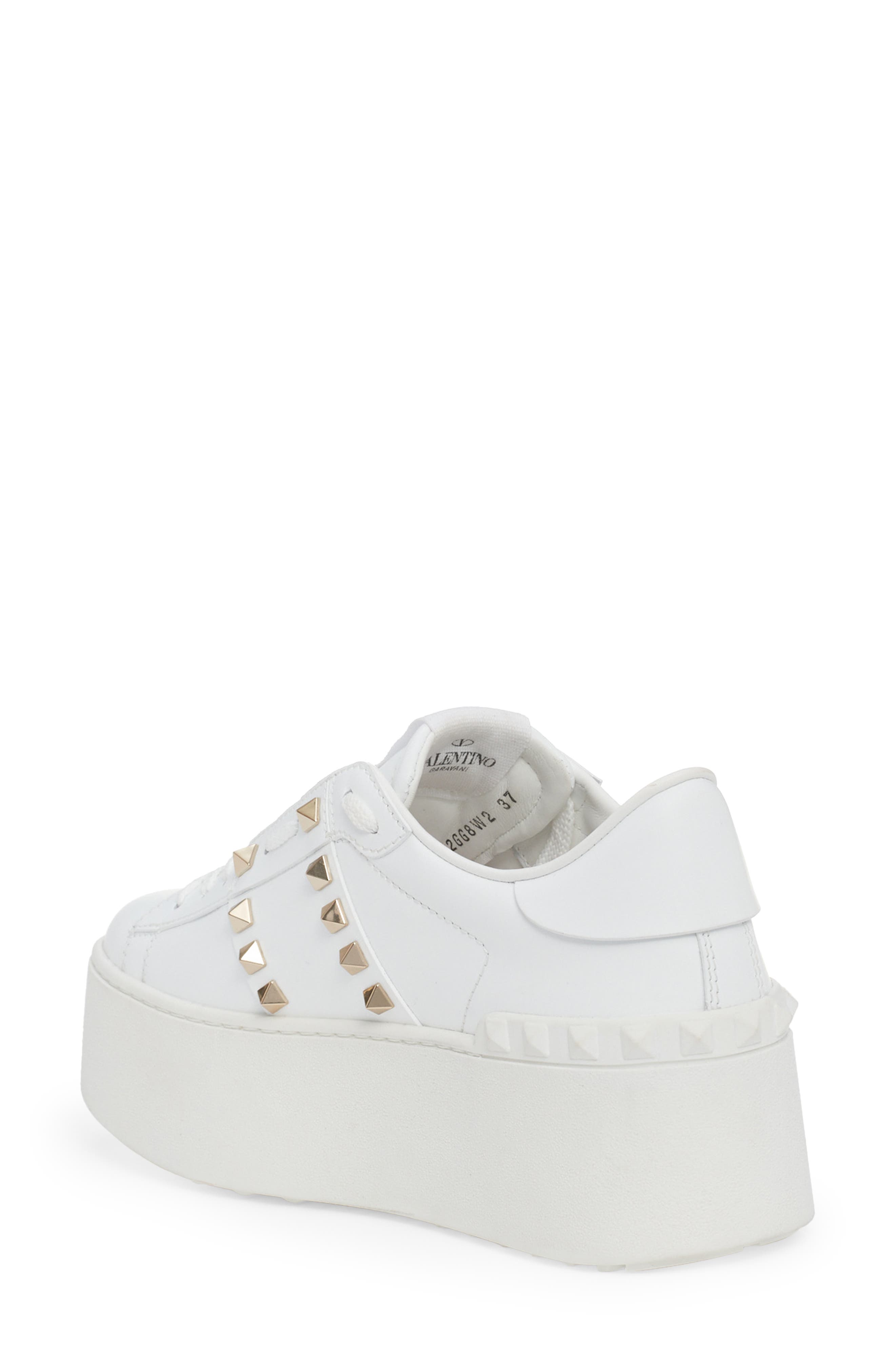 Valentino Garavani Open Untitled Rockstud Platform Sneaker, Alternate, color, 