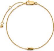 Monica Vinader Initial Chain Bracelet