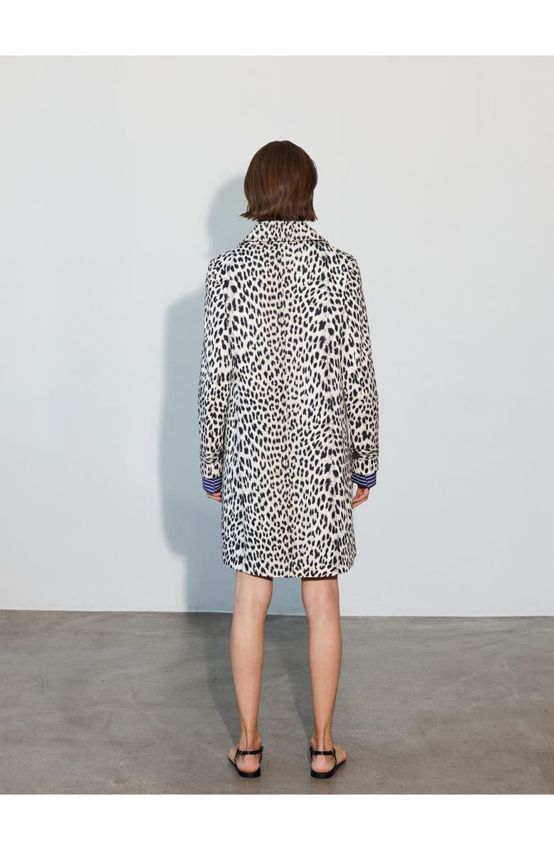 Callas Milano Alaine Coat cheetah print, Alternate, color, Black