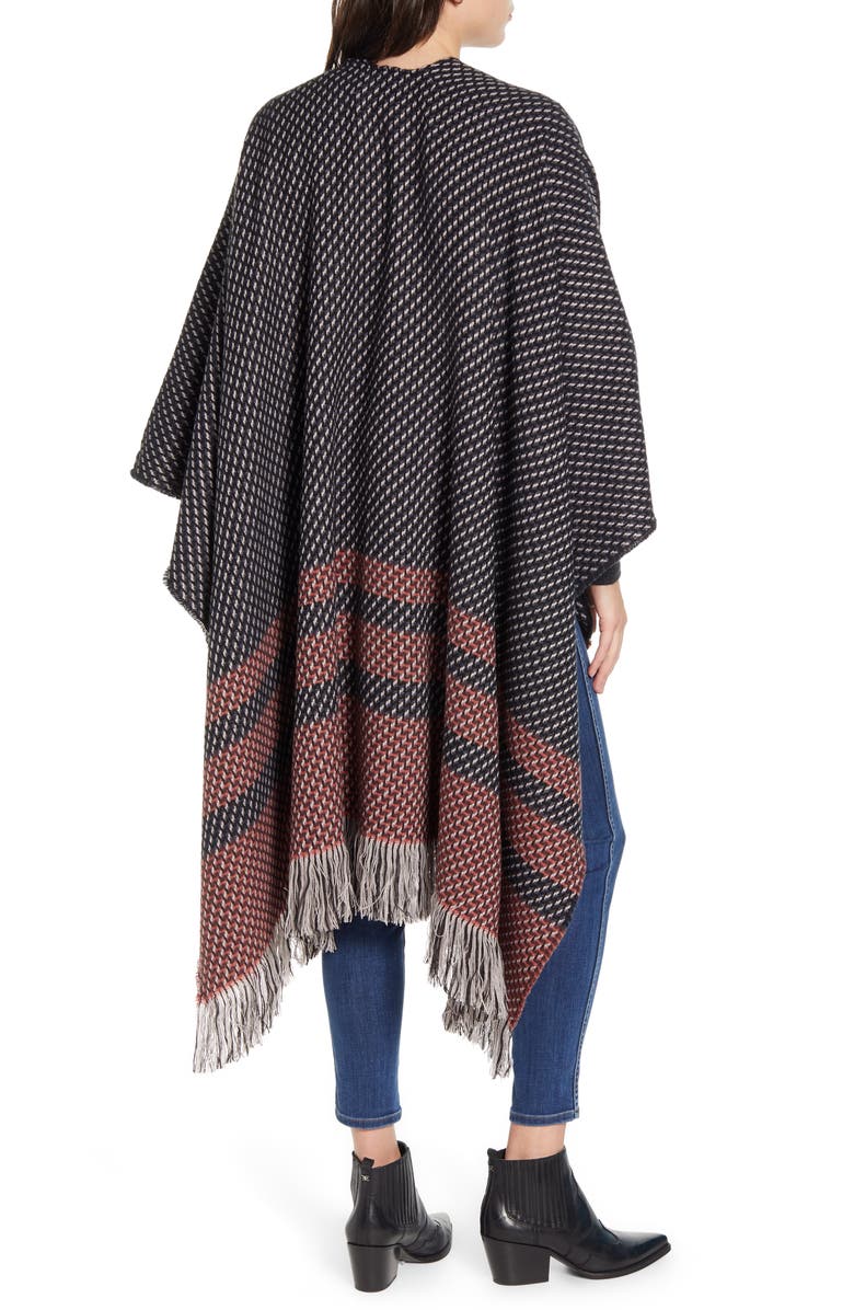 Treasure & Bond Stitch Stripe Ruana, Alternate, color,