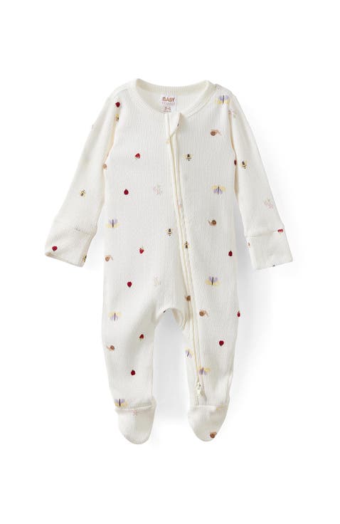 Littlie Organic Long Sleeve Zip All In One Romper