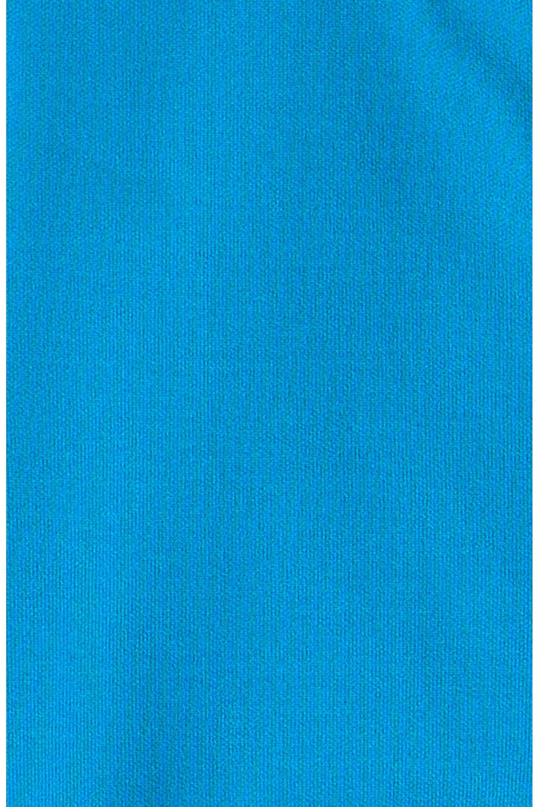 Kids' Straight Font Logo Zip Hoodie, Alternate, color, BLUE DANUB