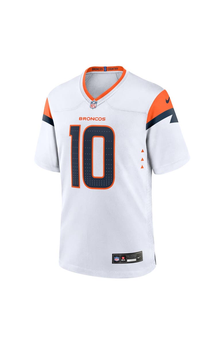 Nike Men's Nike Bo Nix  White Denver Broncos Game Jersey, Alternate, color, 