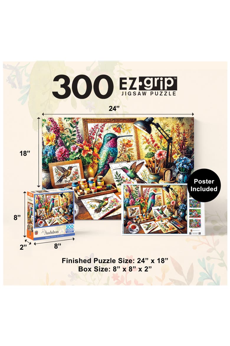 Jeweled Grace 300 Piece Jigsaw Puzzle, Alternate, color, Multicolor