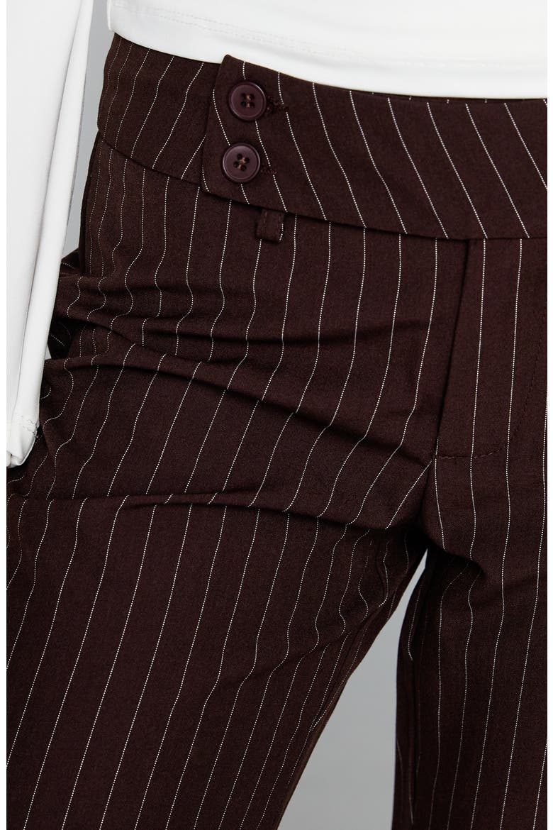 Kinkirk Flare Pants, Alternate, color, BROWN PINSTRIPE