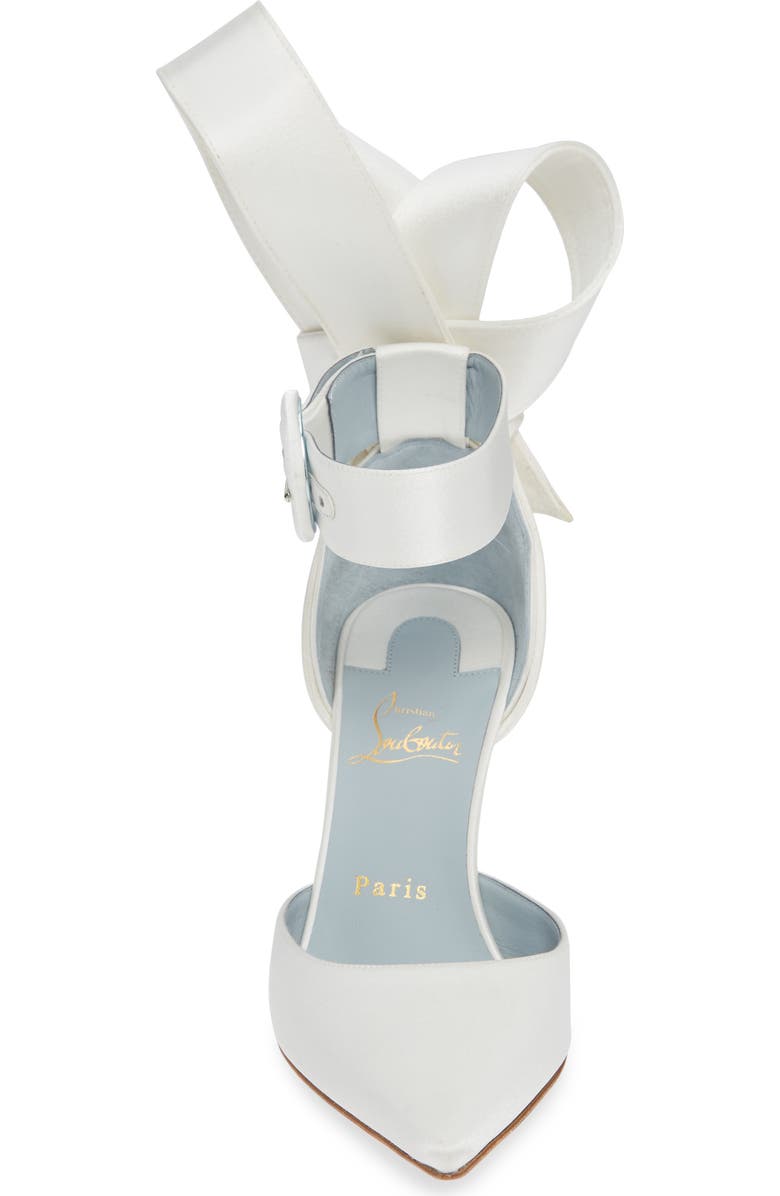 Christian Louboutin Raissa Bow Ankle Strap Pump, Alternate, color,