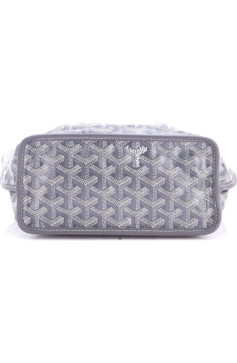 Pre-Owned Goyard Anjou Reversible Tote Coated Canvas Mini, Alternate, color, Gray