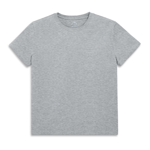 Primary Adult Easy Crewneck Tee In Heather Gray