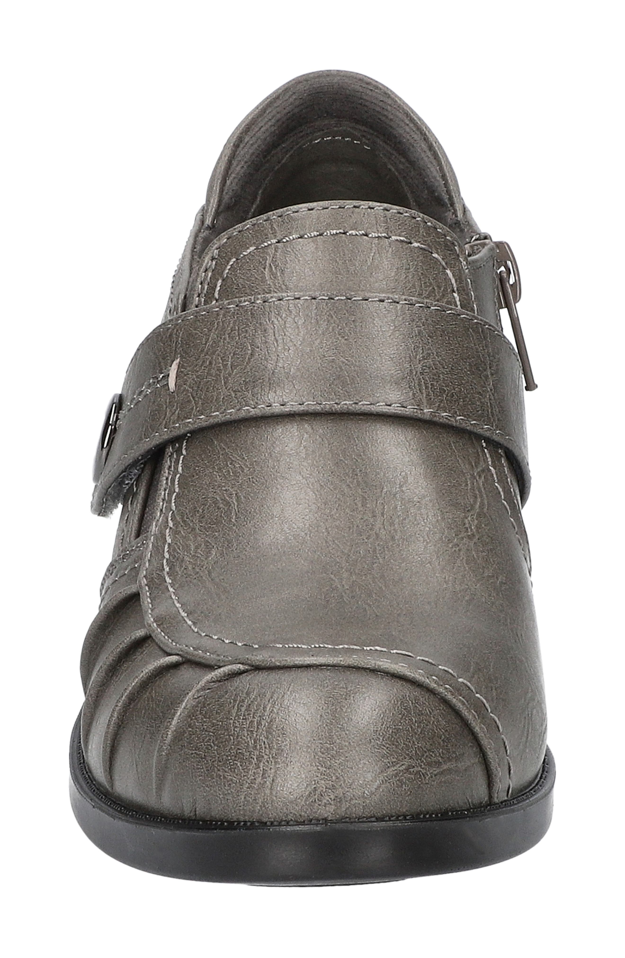 EASY STREET Ballad Block Heel Loafer, Alternate, color, Grey