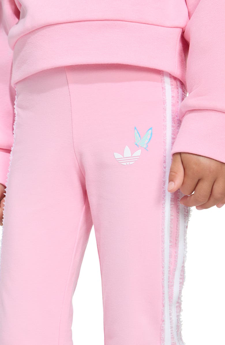 adidas x Disney Alice in Wonderland Kids
Crewneck Sweatshirt
Flare Leggings Set, Alternate, color, Light Pink