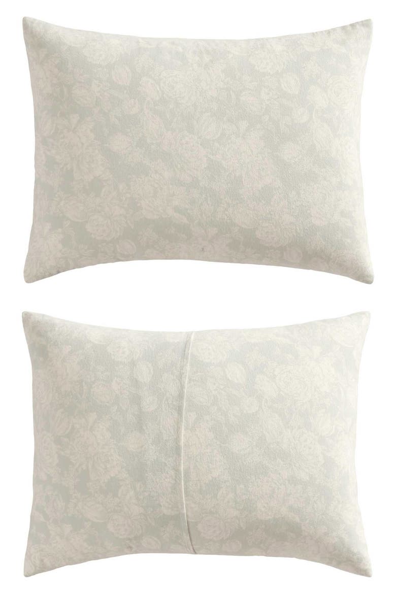 Meredith Cotton Flannel Comforter & Sham Set, Alternate, color, LIGHT GREY