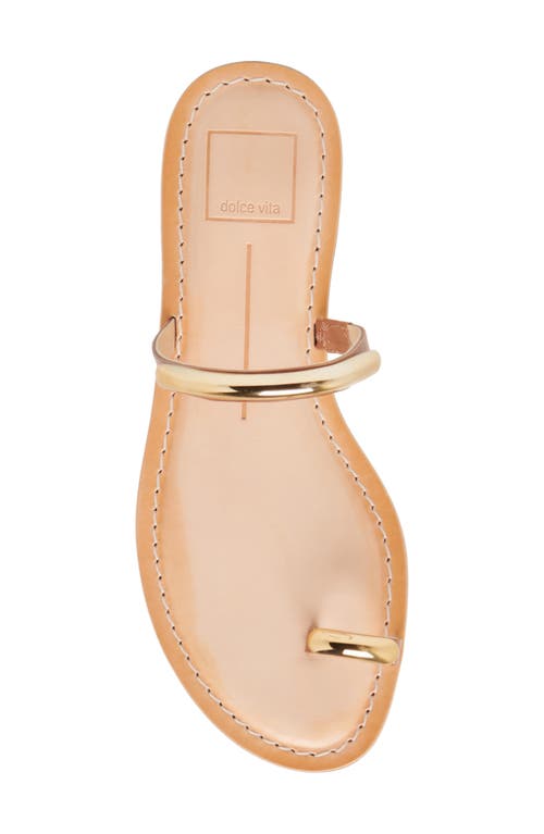 Dolce Vita Wink Slide Sandal In Saddle Leather