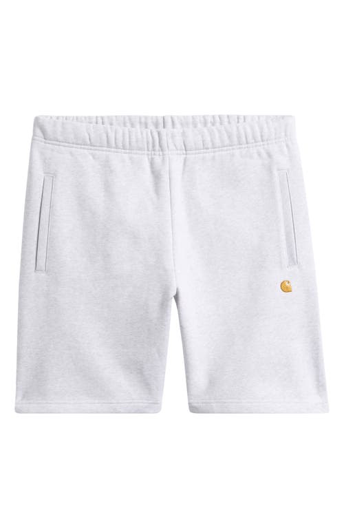 Carhartt Work In Progress Chase Sweat Shorts In White