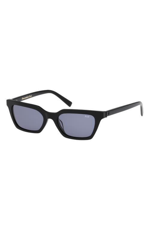 Abercrombie & Fitch 52mm Cat Eye Sunglasses In Blue