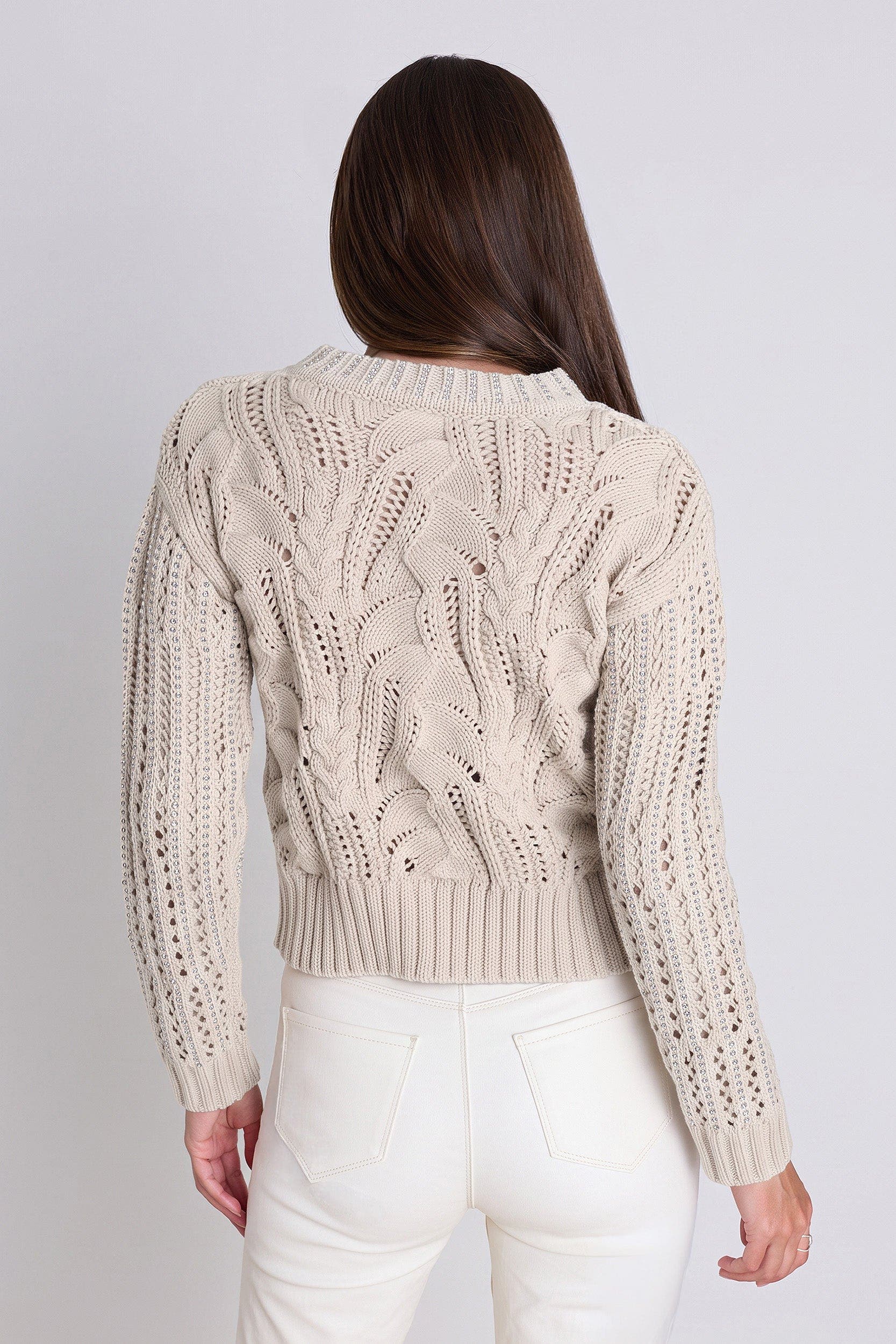 The Noli Shop Elea Crystal Sweater (Women) | Nordstrom