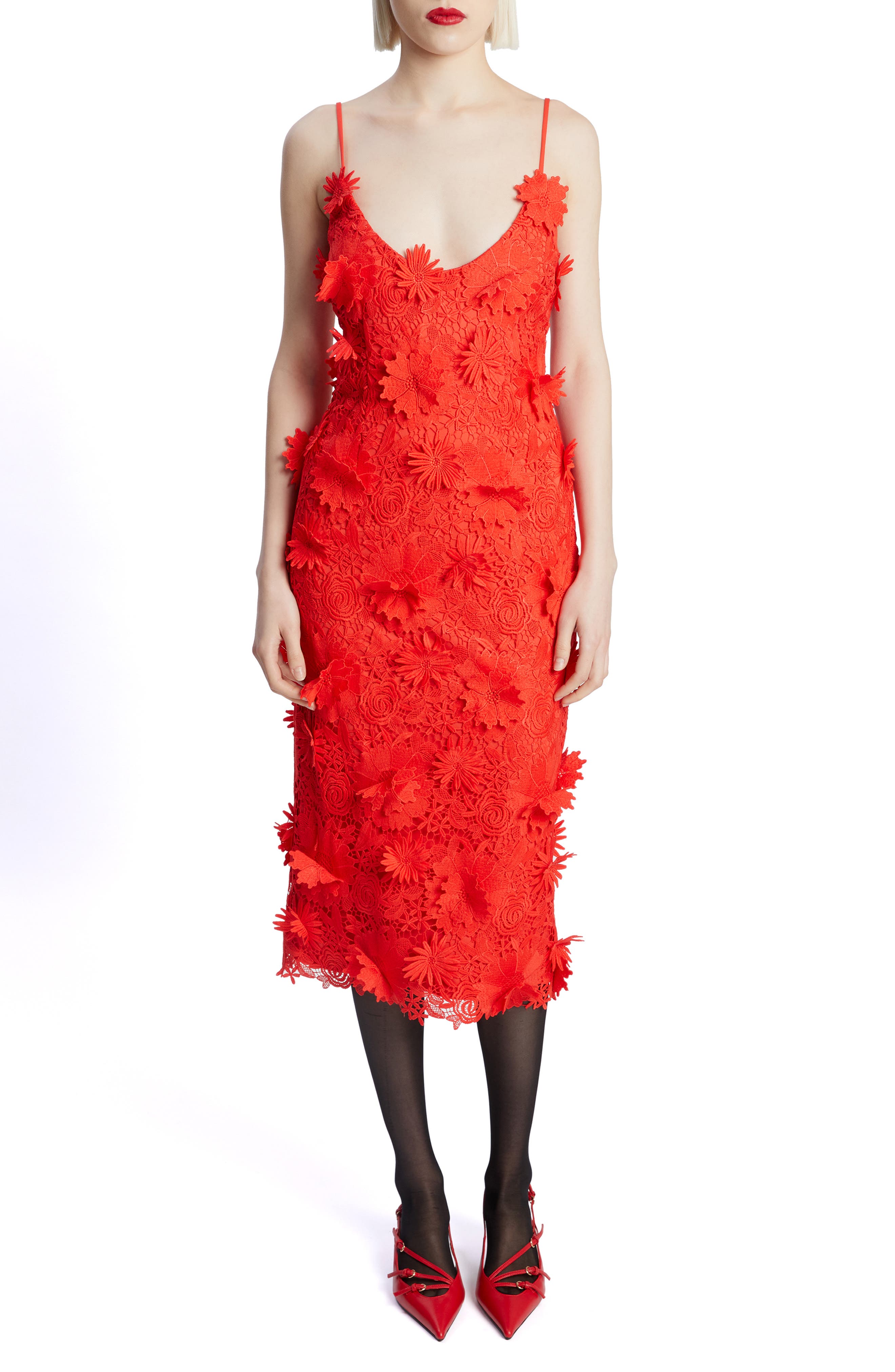 Bardot Adei Lace Midi Dress