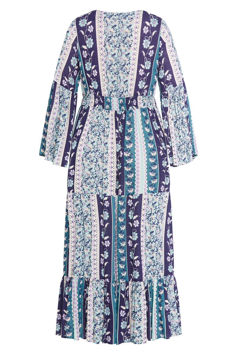 Heaven Long Sleeve Maxi Dress, Alternate, color, JEWEL