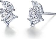 Lafonn Prismatic Simulated Diamond Stud Earrings