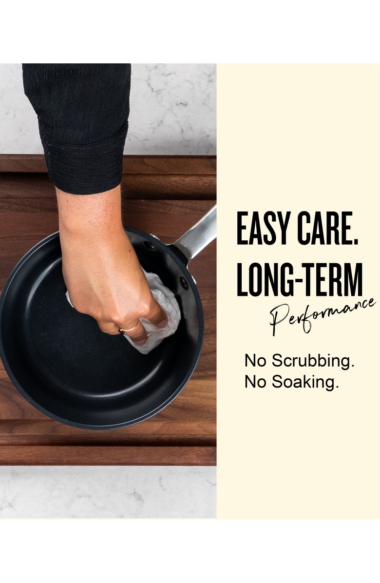 Alva Maestro Nonstick Ceramic Saucepan with Lid 2 Qt., Alternate, color, Black