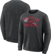 FANATICS Men's Fanatics Black New England Patriots Halftime Lead Relaxed Heavyweight French Terry Sweatshirt