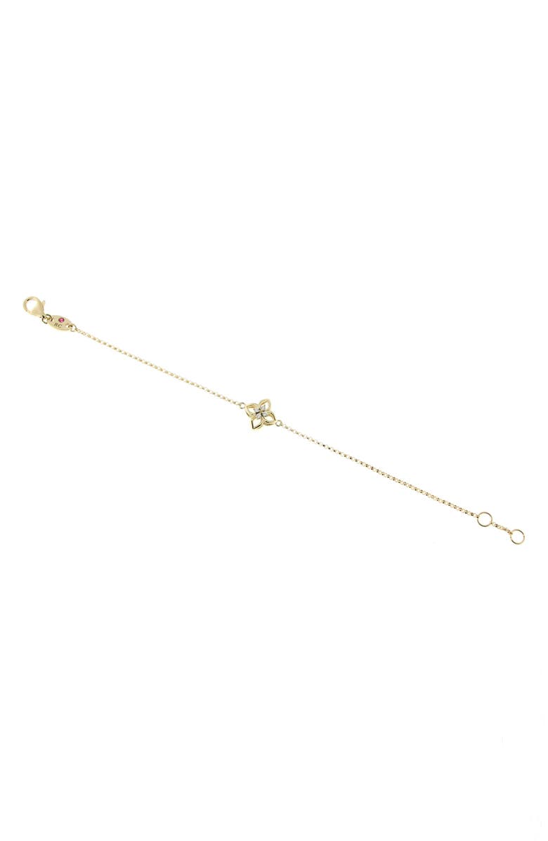 Roberto Coin Small Venetian Princess Diamond Bracelet, Alternate, color, Yellow Gold