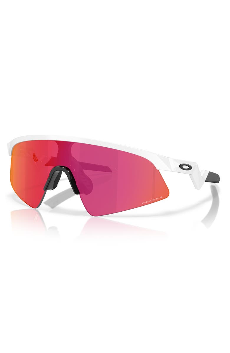 Oakley Prizm<sup>™</sup> Everyday 28mm Rectangular Sunglasses, Alternate, color, Polished White / Prizm Field