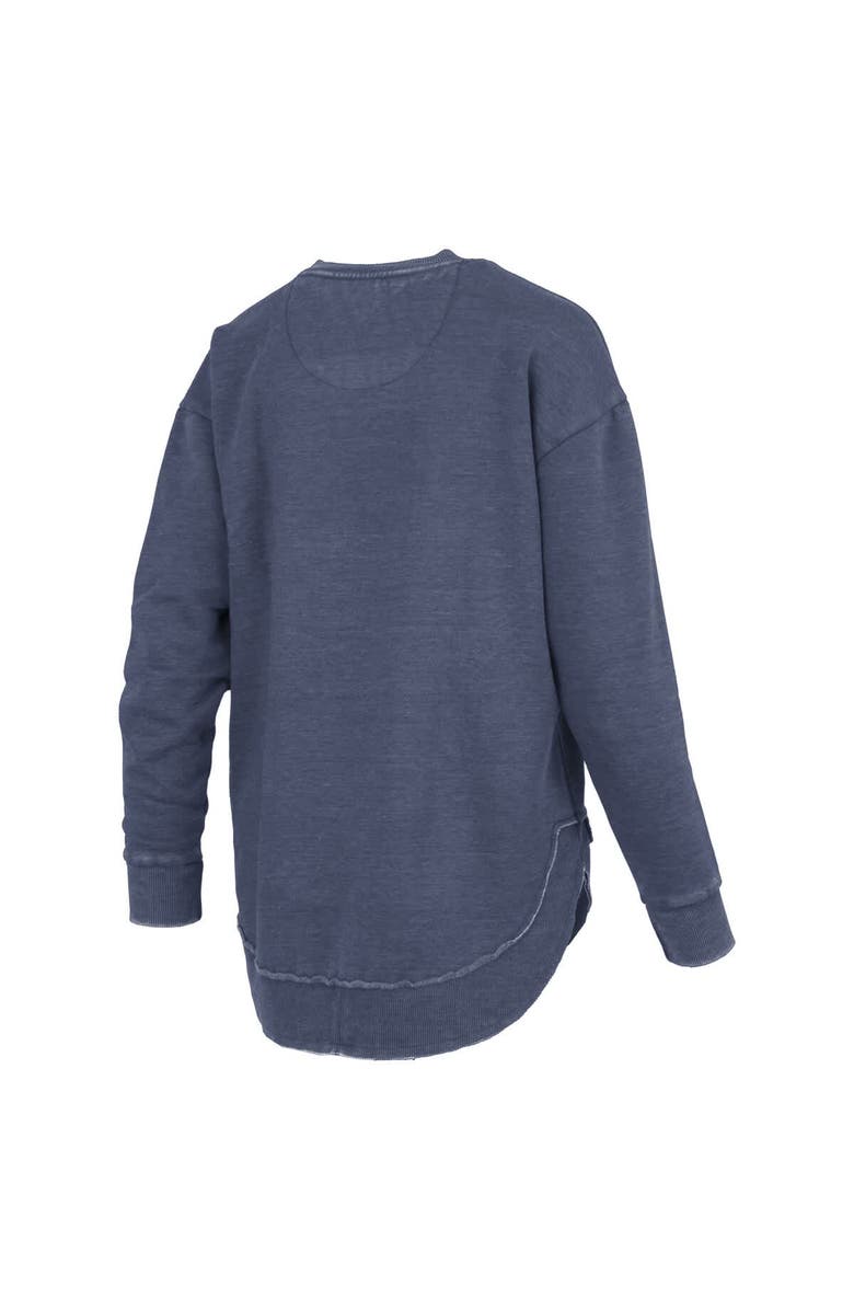 PRESSBOX Women's Pressbox Navy Penn State Nittany Lions Westin Poncho V-Neck Pullover Sweatshirt, Alternate, color, Navy