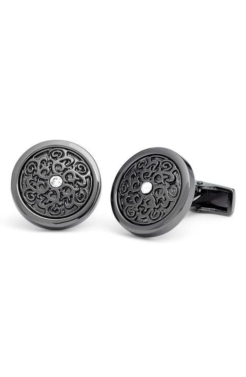 Round Cuff Links